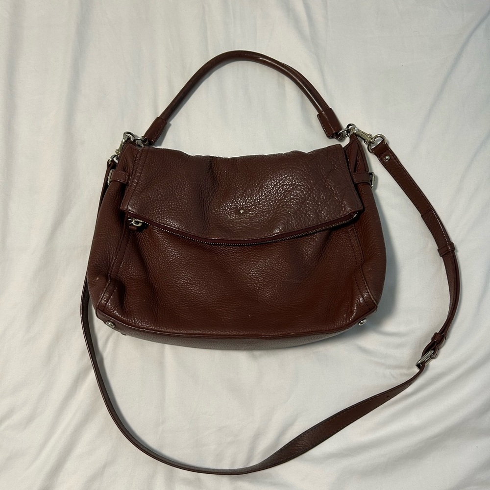 Kate Spade Brown Leather Shoulder Bag